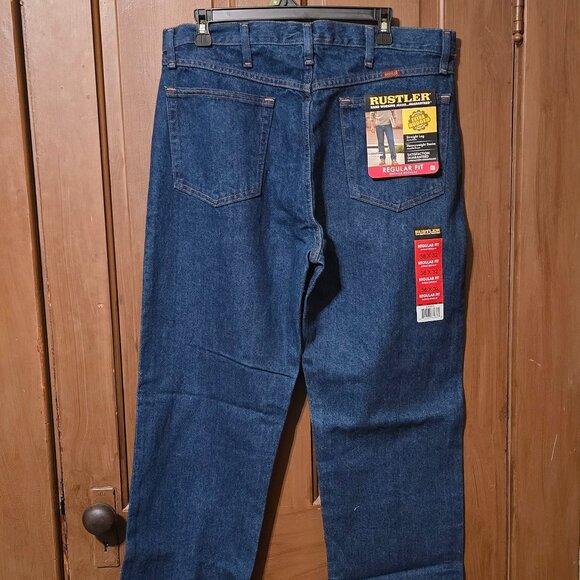 Rustler Regular Straight Leg NWT 36x32 Mens Jeans - Picture 2 of 5